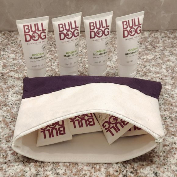 NEW Set of 8 TSA Approved Bulldog Men's Skincare Travel Set with carrying case - Picture 5 of 9